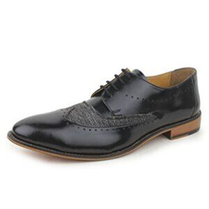 LIBERTYZENO Formal Shoe Manmade/ PU Leather And Textile Mens Oxford Dress Shoe
